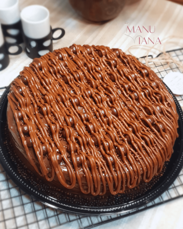 Bolo de brigadeiro com Nutella